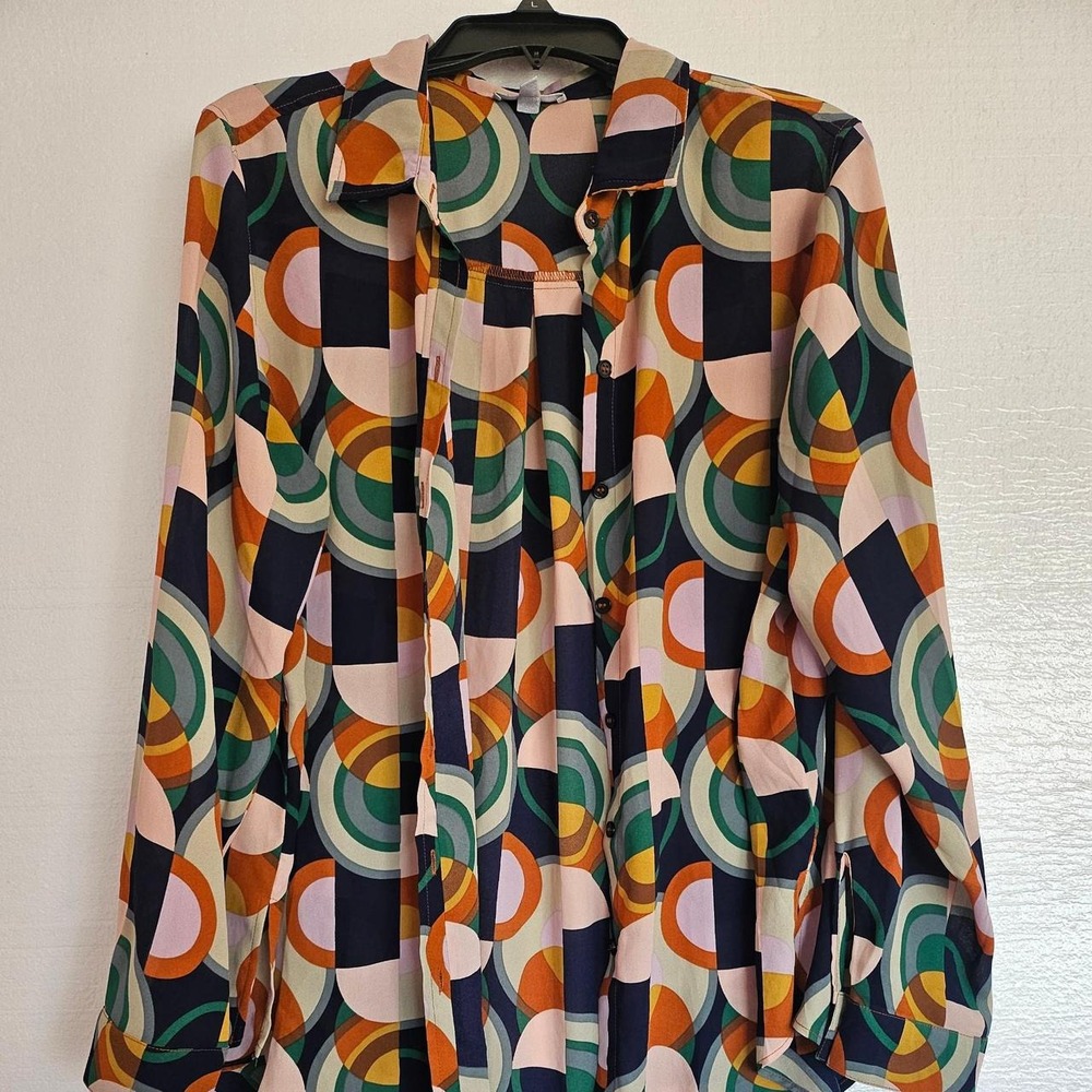 Floral n& Ivy , Geometric ,Blouse, Large